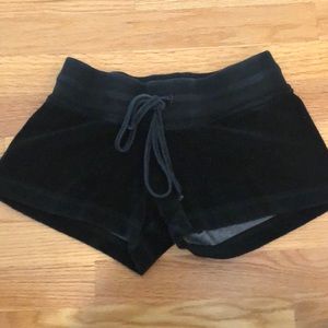 Hard Tail black terry shorts